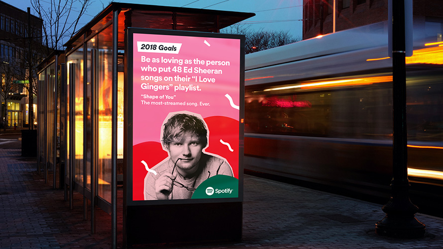 Offline Advertising: Ed Sheeran Billboard