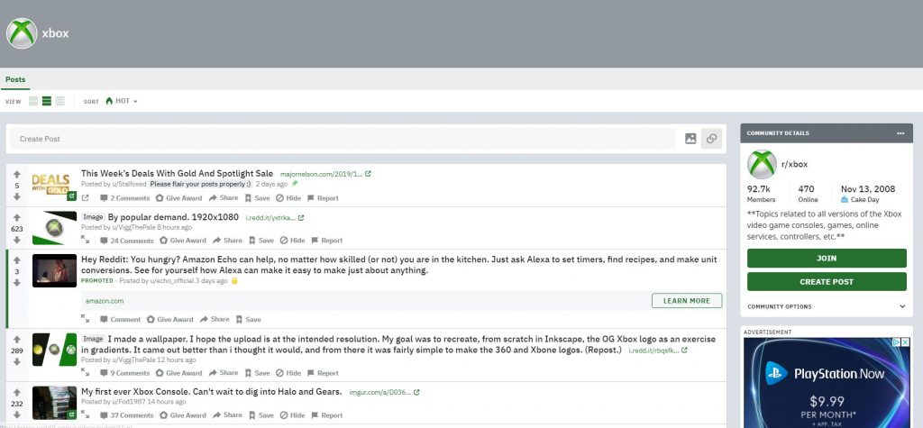 Community on Reddit
