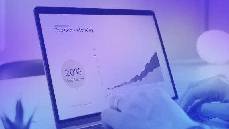 Traction screenshot on a laptop.