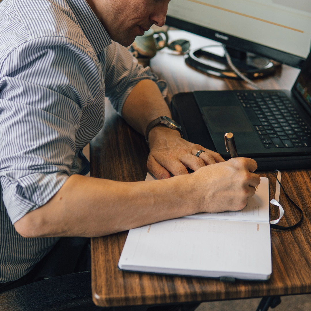 Kyle Pucko in a deep work session.